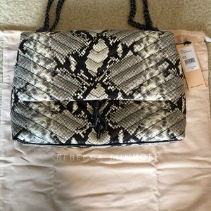 **ON SALE**PYTHON REBECCA MINKOFF EDIE BAG 👜